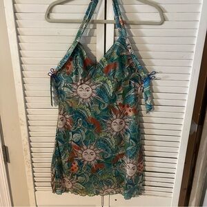 Green Summer Sun Dress